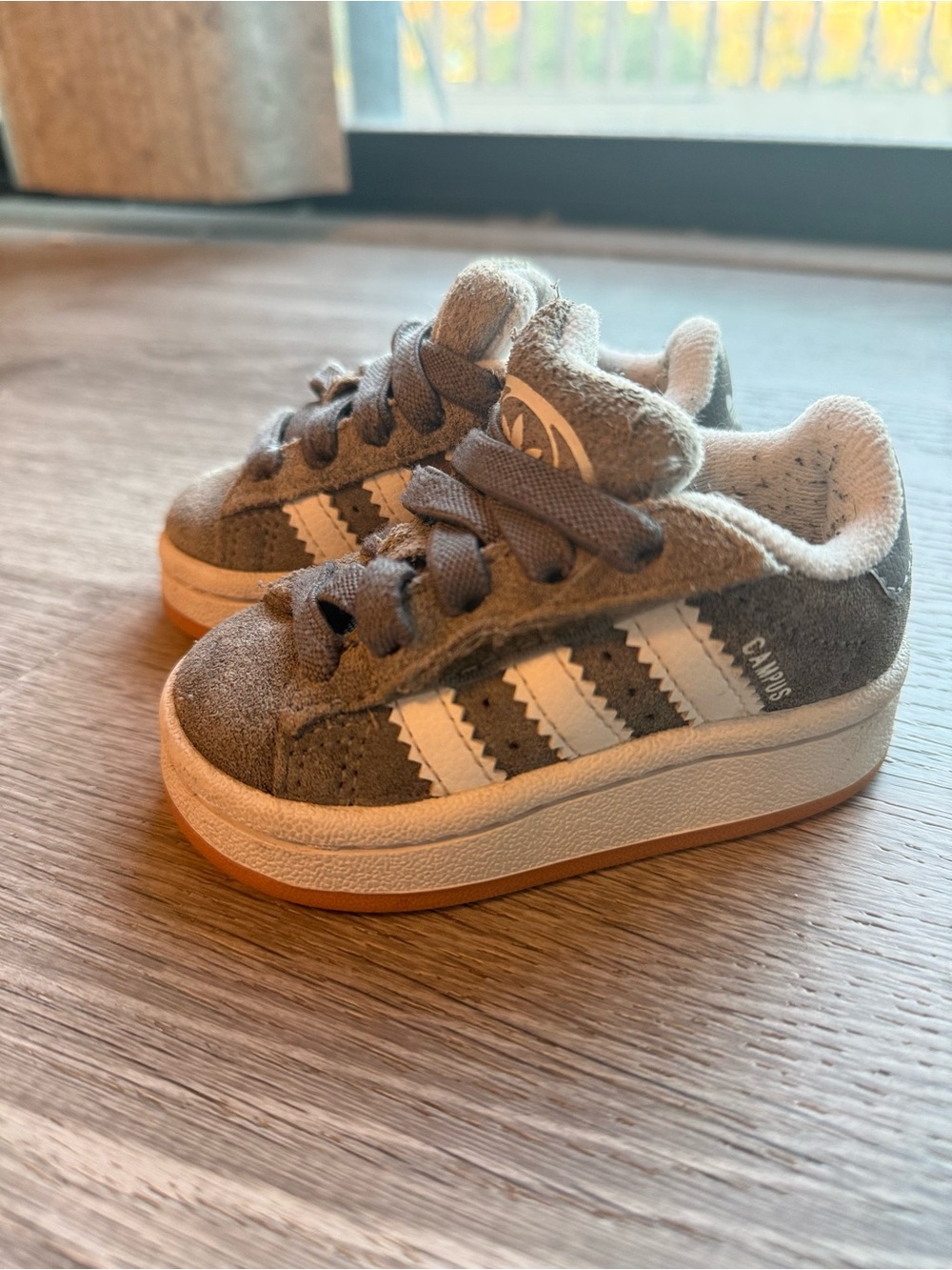 Adidas Kids' Toddler Gray Campus Sneaker